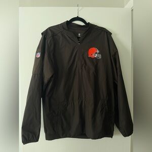 Men’s large Cleveland Browns Nike quarter zip windbreaker